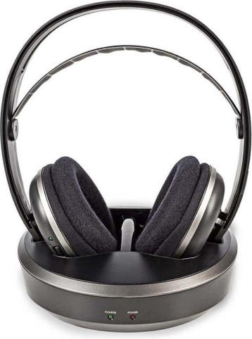 Nedis Draadloze Hoofdtelefoon RF Over-ear Headset +, Ophalen of Verzenden, Zo goed als nieuw