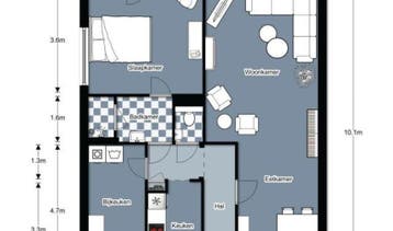 Te Huur 3 Kamer Appartement Gronausestraat In Enschede, Huizen en Kamers, Direct bij eigenaar, Overijssel, Enschede, Appartement