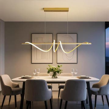 Moderne LED Spiraal Lamp Goud | Dimbaar | Laatste Stuk!, Ophalen of Verzenden, Zo goed als nieuw, Metaal, Modern