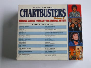 Chartbusters volume 2 - Original Classic Tracks (4 CD), Ophalen of Verzenden, Zo goed als nieuw