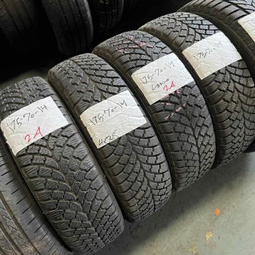4 x Lassa 175-70-14 Winterbanden 7,5mm, 14 inch, Gebruikt, 175 mm, Band(en)