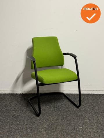 Vergaderstoel - BMA AXIA - Visit - Groen, Vergader- of Presentatieruimte, Ophalen of Verzenden, Gebruikt, Stoel