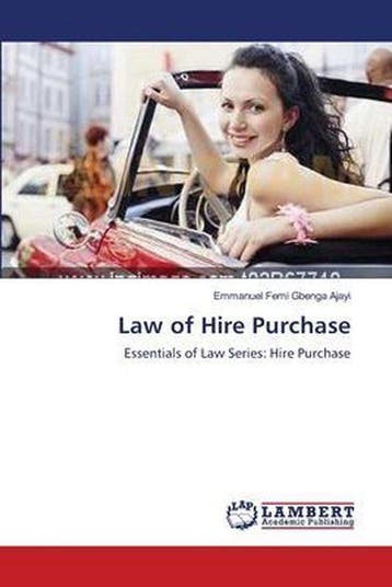 9783659566806 Law of Hire Purchase Emmanuel Femi Gbenga A..., Verzenden, Nieuw, Emmanuel Femi Gbenga Ajayi