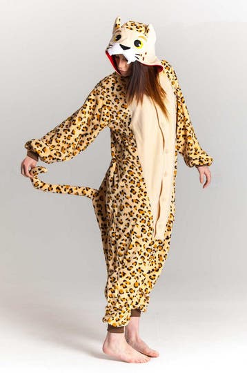 Let op: B-Keuze KIMU® Onesie Luipaard Pak S-M of 158-164 Lui, Kleding | Dames, Carnaval, Nieuw, Ophalen of Verzenden, Kleding
