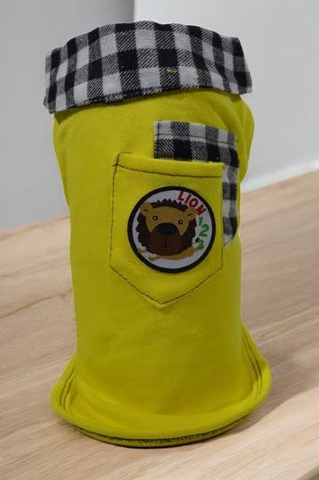 Brother Cat Dog T-shirt Leeuw Geel - Maat S, Dieren en Toebehoren, Hondenkleding, Verzenden, Nieuw, Hondenshirt