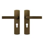 Deurbeslag | Deurklink met cilinderschild | AXA | 55 mm, Verzenden, Nieuw