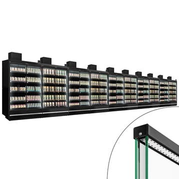 GGM Gastro | (10 stuks) Supermarkt-Wandkoelmeubel - 1875mm -, Verzenden, Nieuw