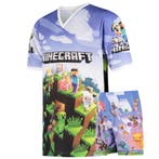 Kingdo Minecraft Shirt en Broekje - Voetbaltenue - Kinderen, Sport en Fitness, Voetbal, Verzenden, Nieuw
