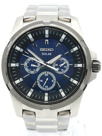 Seiko - Solar - Zonder minimumprijs - V14J-0BK0 - Heren -
