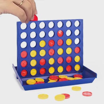 Connect 4 Bordspel - Klassiek Familiespel voor Kinderen en V, Hobby en Vrije tijd, Denksport en Puzzels, Verzenden, Nieuw