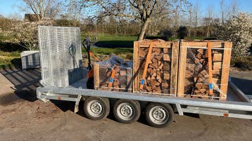Super kwaliteit Ovengedroogd openhaardhout., Tuin en Terras, Haardhout, 6 m³ of meer, Ophalen of Verzenden, Eikenhout, Blokken