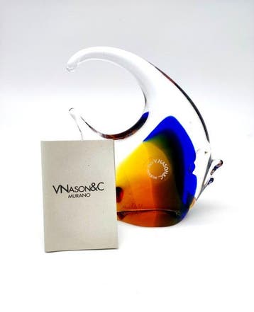 v.nason&c - Carlo Nason - Presse-papier - Poisson Murano -