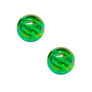 50 x Kinderkralen Acryl AB Glans Groen 6 mm (Acrylkralen), Ophalen of Verzenden, Nieuw, Kraal