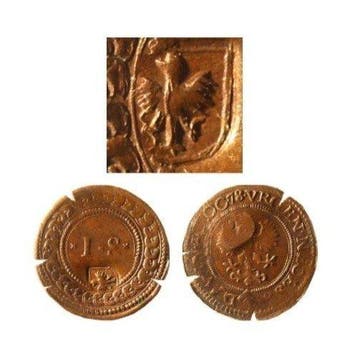 Nederland - Overijssel. Noodgeld van 1 Stuiver 1578 met klop