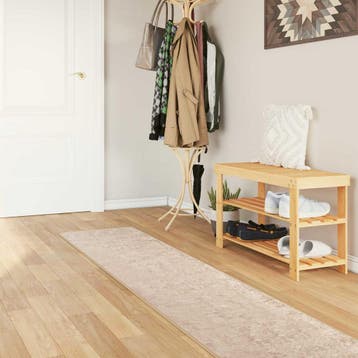vidaXL Vloerkleedloper MARSA Beige 50 x 350 cm Polyester en, Verzenden, Nieuw, Beige