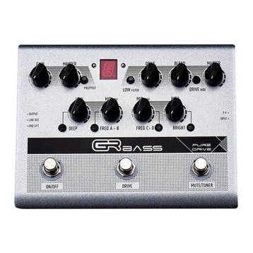 GRBass PureDRV voorversterker pedaal, met overdrive, 4-bands, Muziek en Instrumenten, Ophalen of Verzenden, Nieuw