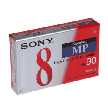 Sony Video8 MP P5-90 Video Cassette Bandjes - 90 minuten (Ni, Verzenden, Nieuw in verpakking