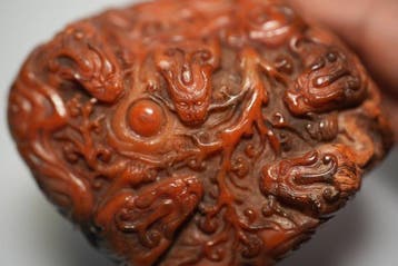 Steenzegel in keizerlijke stijl uit de Qing-dynastie,