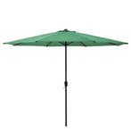 Parasol Budapest tuinparasol met zwengel Ø300 cm groen casa., Verzenden, Nieuw