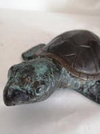 Figuur - Turtle - Gepatineerd brons, Antiek en Kunst