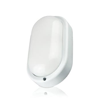 LED BULKHEAD OVAAL 8W WIT, Nieuw