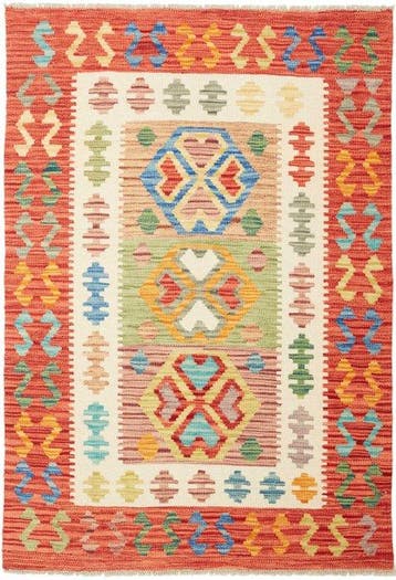 Kelim - Kelim - 142 cm - 100 cm - onbenut-Vintagestyle Kelim, Huis en Inrichting, Nieuw