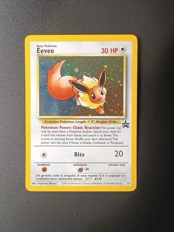 Pokémon - 1 Card - Eevee Promo - WOTC, Nieuw