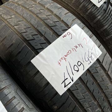 2 x Continental 235-60-17 Zomerbanden 6mm, Gebruikt, 17 inch, Ophalen of Verzenden, 235 mm
