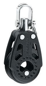Harken 340 Carbo Air blok 29 mm enkelschijfs met wartel, Watersport en Boten, Bootonderdelen, Ophalen of Verzenden, Nieuw, Zeilboot of Motorboot
