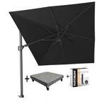 Challenger T2 zweefparasol 350x260 cm antraciet met, Ophalen of Verzenden, Nieuw