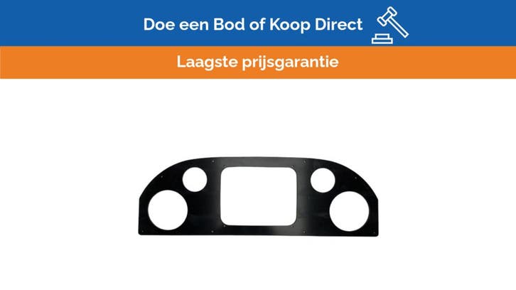 Bieden: Uttern U57 Instrument Panel with GPS Black - 2093551, Watersport en Boten, Navigatiemiddelen en Scheepselektronica, Kabel of Apparatuur