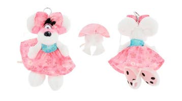 Diddl PLUCHE SLEUTELHANGER 15 CM DIDDLINA, Kinderen en Baby's, Speelgoed | Knuffels en Pluche, Ophalen of Verzenden, Nieuw