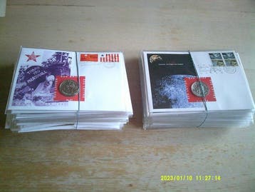 Nederland 1994/1999 - Nederland verzameling ECU brieven nrs, Gestempeld