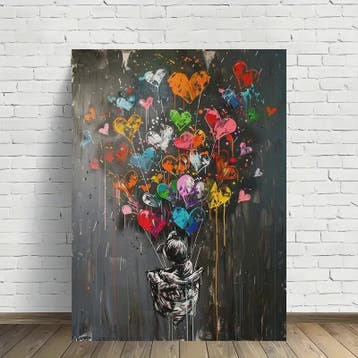 Moderne Urban Graffiti Canvas Art: Pop Art Poster voor Kanto, Verzenden, Nieuw in verpakking