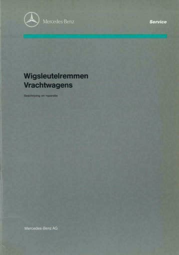 1990 Mercedes-Benz Wigsleutelremmen Vrachtwagens Handboek, Auto diversen, Handleidingen en Instructieboekjes, Verzenden