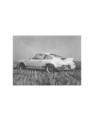 1973 PORSCHE 911 2.7 CARRERA RS PERSFOTO, Boeken, Nieuw, Porsche, Author