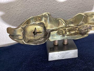 Klok - Messing, Aluminium - 1980-1990