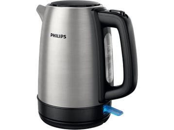 Philips -   1.7l Waterkoker Zilver, Witgoed en Apparatuur, Waterkokers, 1 tot 2 liter, Verzenden, Nieuw
