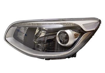 Kia Soul 2014-2017 H7+LED Zwart Koplamp Links (Koplampen), Auto-onderdelen, Verlichting, Verzenden, Nieuw