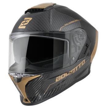 Bogotto Phantom Carbon Zwart Goud Integraalhelm, Motoren, Nieuw met kaartje, Overige merken, Heren, Verzenden