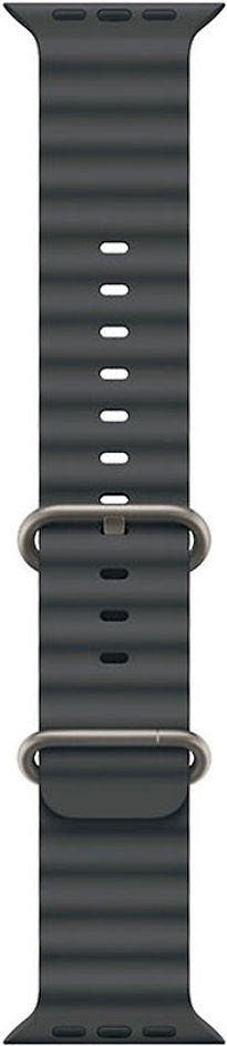 Apple 44/45/46/49 mm Ocean-bandje zwart, Verzenden, Zo goed als nieuw