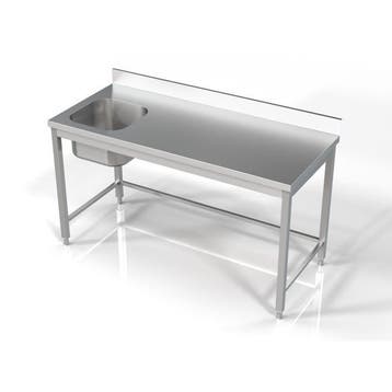 Spoeltafel RVS| 1600x700x850mm | 2 Uitvoeringen, Verzenden, Nieuw in verpakking