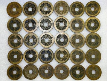 Japan. Lot of 30 cash coins, Japan Kuanyong Tongbao