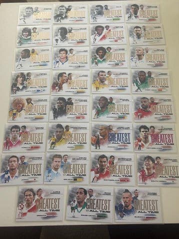 Futera Greatest of All Time Pelé, Cristiano Ronaldo, Lionel, Verzamelen, Nieuw