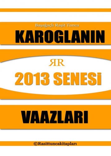 Rasit Tuncann 2013 Senesinde Yapt Tasavvufi Vaazlar, Ophalen of Verzenden, Nieuw, Rait Tunca