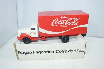 Minibrindes JUE Minimac J-4 Scania Vabis made in Brazil Coca, Nieuw