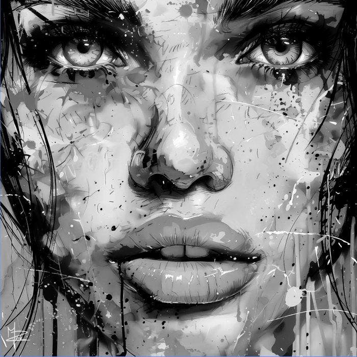 PLM-Art - Mystery Woman, Antiek en Kunst, Kunst | Designobjecten