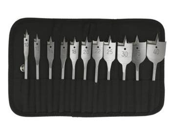 Veiling - 3x Heller houtboor set 11-delig QuickBit, Nieuw
