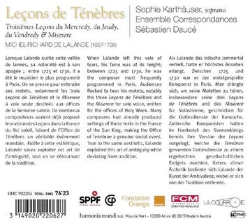 cd - ensemble correspondances - LeÃ§ons de tenÃ¨bres (ni, Verzenden, Zo goed als nieuw