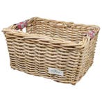 Wicked Rieten Fietsmand L Pink Checker grijs, Verzenden, Nieuw